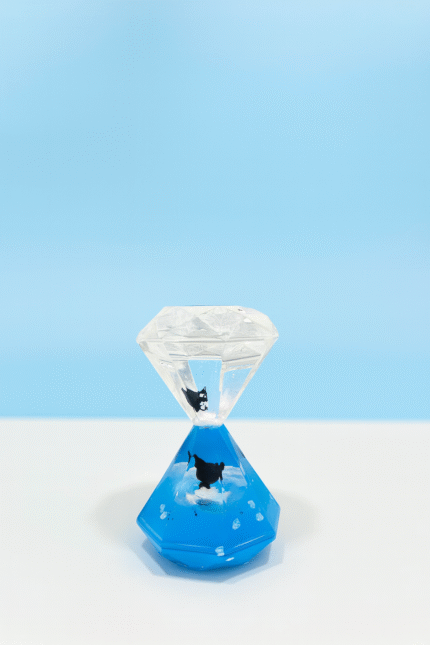 اکواریوم ساعت شنی طرح الماس