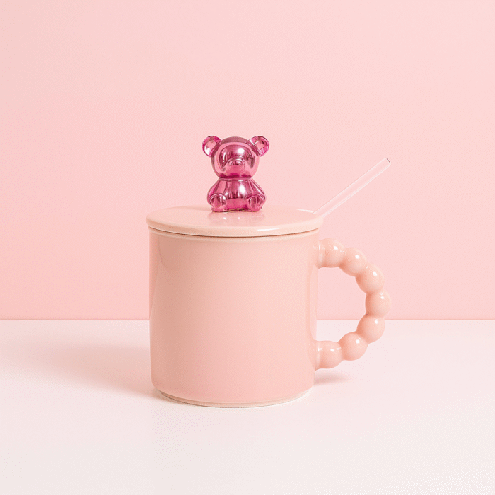 ماگ خرسی در دار سرامیکی - Image 2