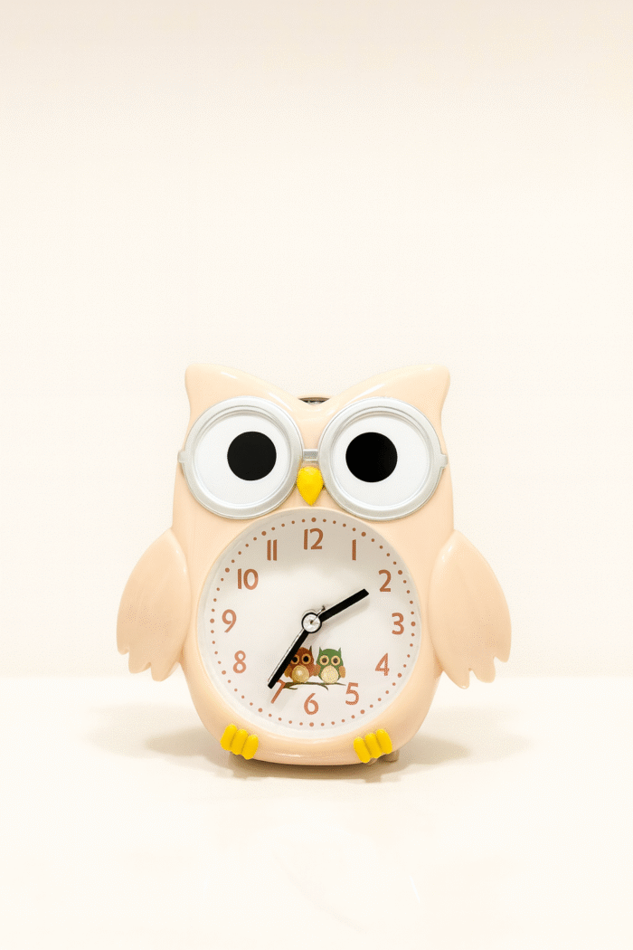 ساعت رومیزی طرح جغد - Image 5