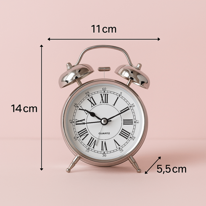 ساعت نقره ای کلاسیک - تصویر 2