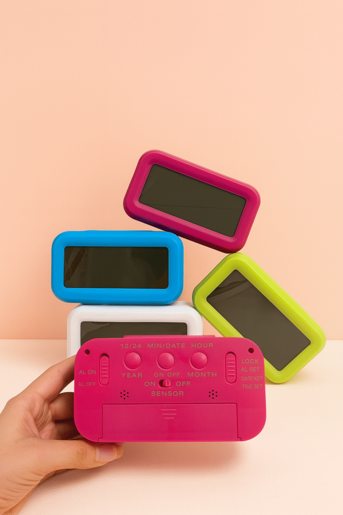 ساعت دیجیتال رومیزی رنگی - Image 2