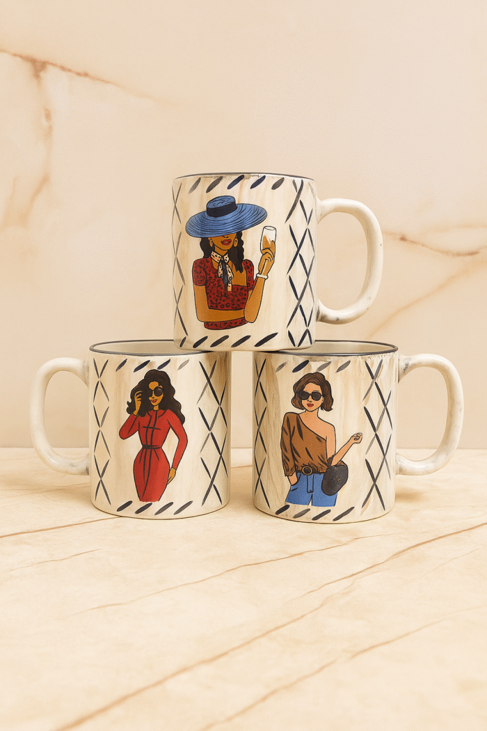 file_00000000f35c6246bede58b9f14508a7 ماگ کنده کاری طرح دخترانه - Image 1