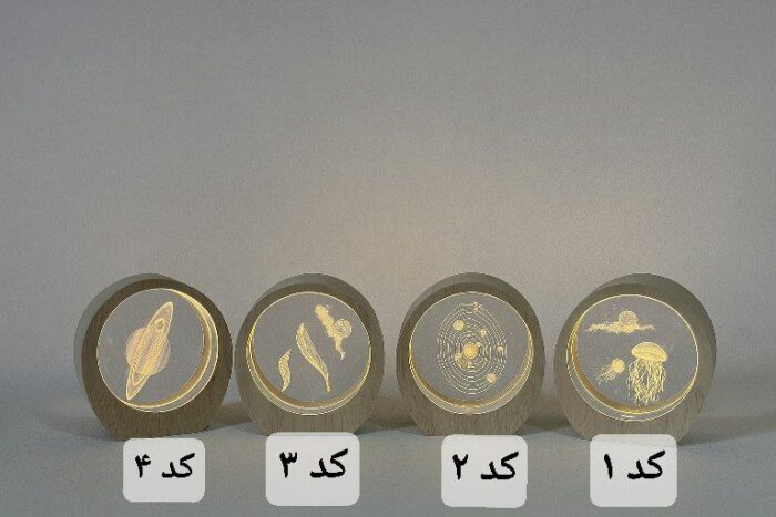 چراغ دکوری چوبی - Image 2