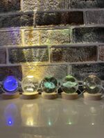 چراغ دکوری کریستالی رنگی - Image 2