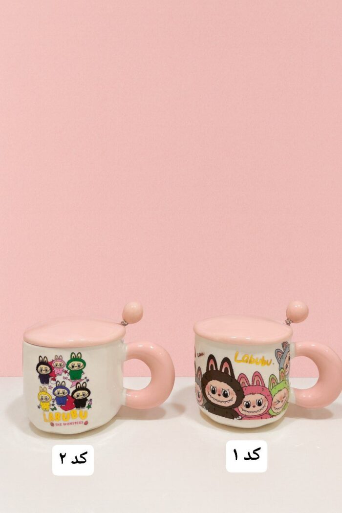 ماگ فانتزی لبوبو سرامیکی - Image 3