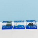 آکواریوم شناور رومیزی طرح کشتی