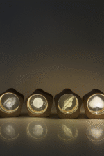 چراغ دکوری چوبی چند ضلعی