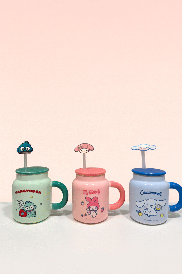 ماگ فانتزی عروسکی نی دار - Image 3