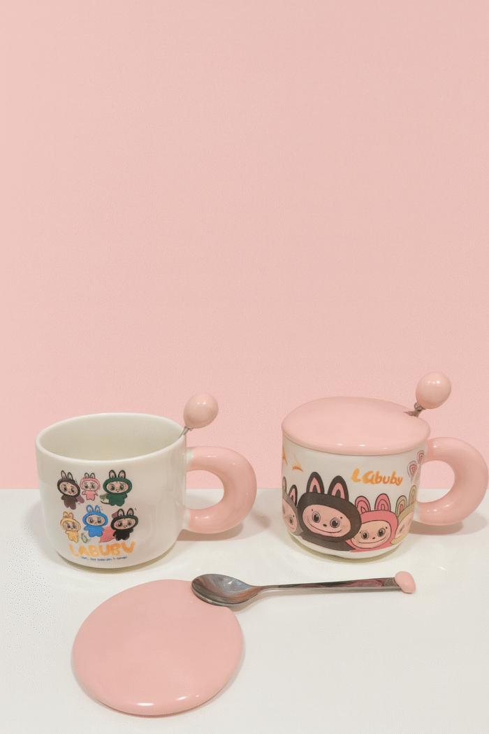 ماگ فانتزی لبوبو سرامیکی - Image 2