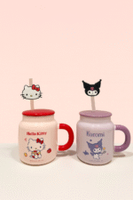 ماگ فانتزی عروسکی نی دار - Image 2