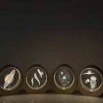 چراغ دکوری چوبی