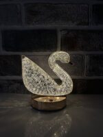 چراغ دکوری طرح قو شارژی سه‌ رنگ - Image 2