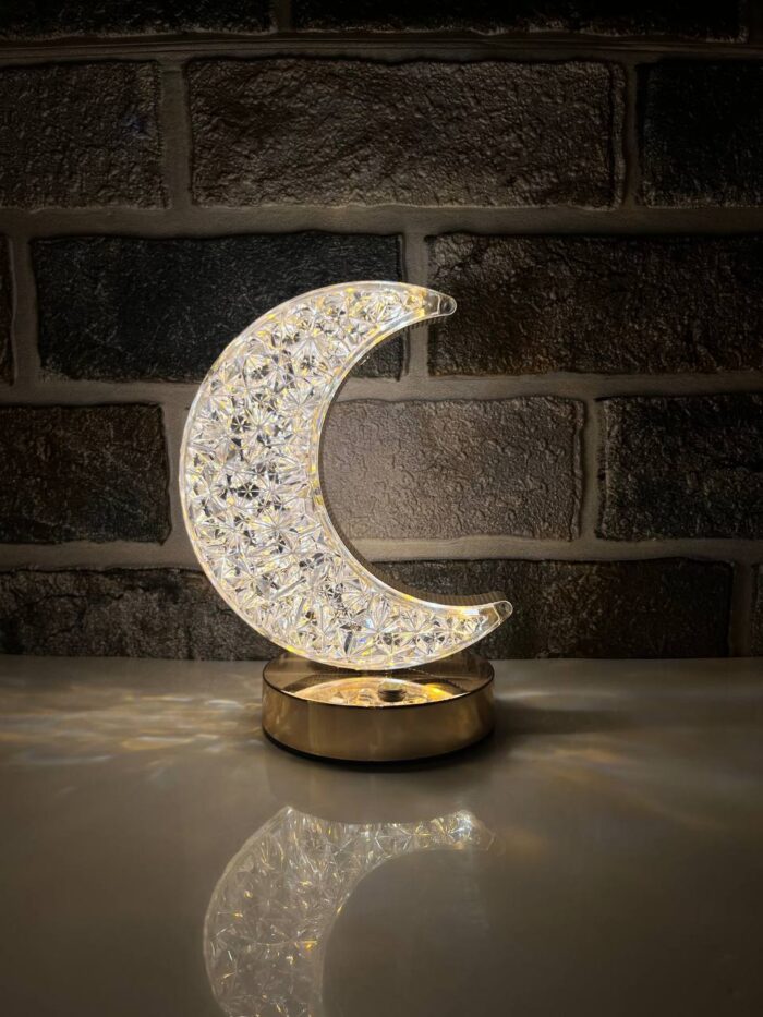 چراغ دکوری طرح ماه شارژی - Image 3