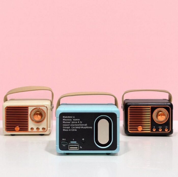 اسپیکر بلوتوث طرح رادیو قدیمی - تصویر 2