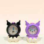 ساعت رومیزی کرومی پایه عروسکی