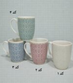 ماگ سرامیکی طرح اسلیمی رنگی - تصویر 2