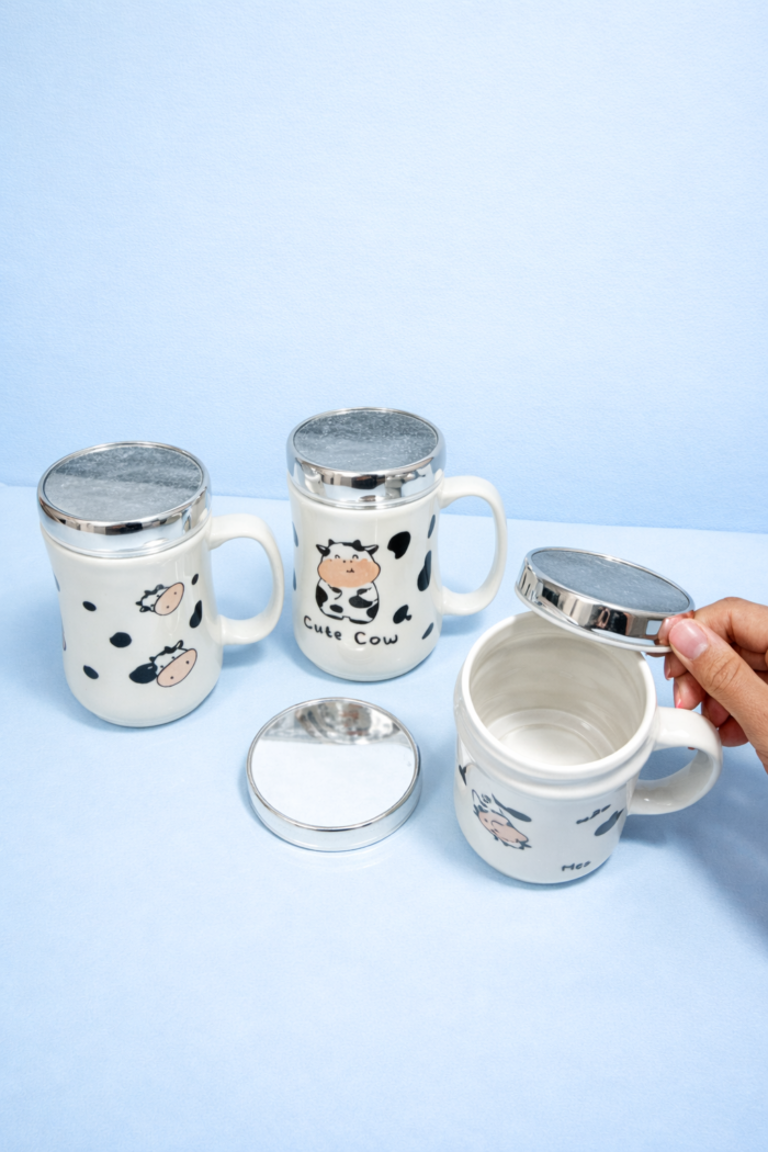 ماگ در آینه ای طرح گاو - تصویر 2