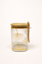 بانکه شیشه‌ای درب چوبی - تصویر 2