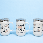 ماگ در آینه ای طرح گاو