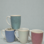 ماگ سرامیکی طرح فلس ماهی رنگی