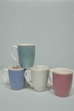 ماگ سرامیکی طرح فلس ماهی رنگی