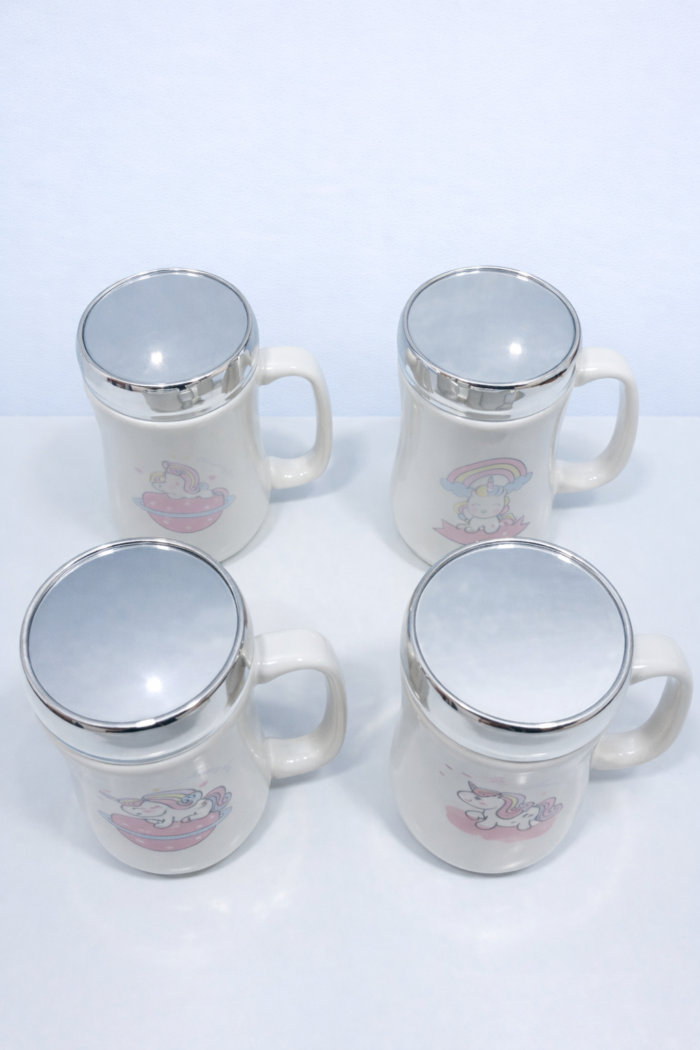 ماگ سرامیکی طرح یونیکورن با در آینه‌ای - تصویر 4