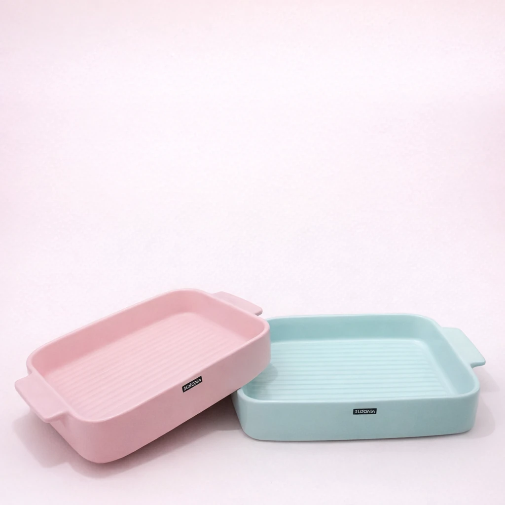 ce9572ac-e5e6-4a76-979a-9bda7582470e ظرف سرامیکی فر مستطیلی بزرگ - Image 1