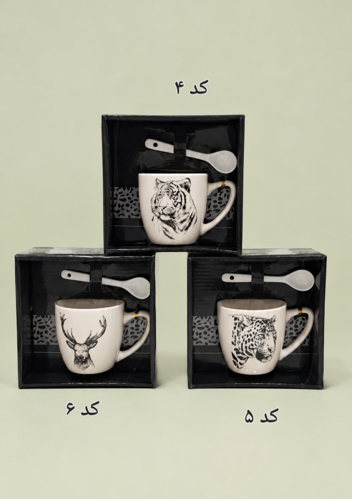 ماگ سرامیکی طرح حیوانات - Image 2