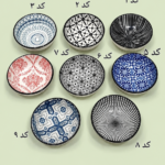 کاسه سرامیکی طرح‌دار فانتزی