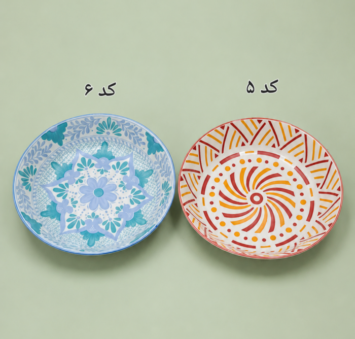 کاسه سرامیکی طرح‌دار سنتی - Image 3